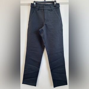 NWT Universal Standard Women's Ponte Dress Pants 4XS (00-0 / XS) Green Charcoal